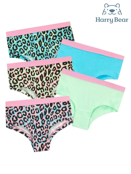 Harry Bear Multi Girls Unicorn 100% Cotton Briefs 5 Packs (630968) | € 19