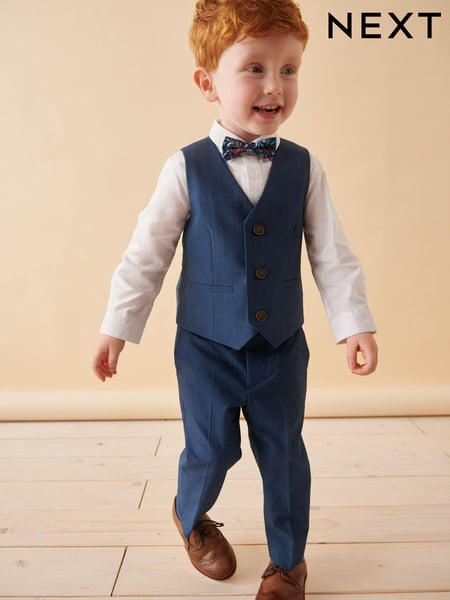 Blau - Waistcoat, Shirt, Trousers & Bowtie Set (3mths-9yrs) (633577) | 61 € - 69 €
