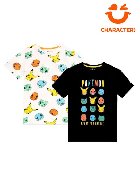 Character Green Pokémon 2 Multipack Short Sleeve 100% Cotton T-Shirt (638209) | € 30