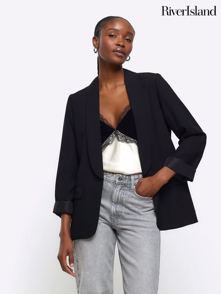 River Island Black Tailored Blazer (643070) | € 47