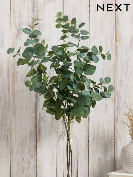 Set of 3 Artificial Eucalyptus Stems (650295) | 42 €