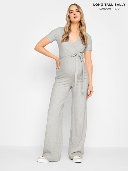 Long Tall Sally Grey Maternity Ribbed Jumpsuit (651178) | € 62