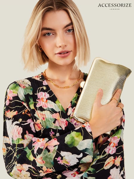Accessorize Gold Clutch Bag (652834) | € 44
