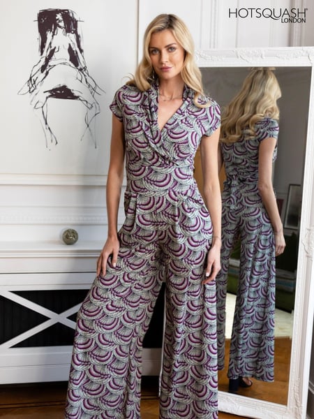 HotSquash Purple Wide Leg Jumpsuit (653697) | € 186