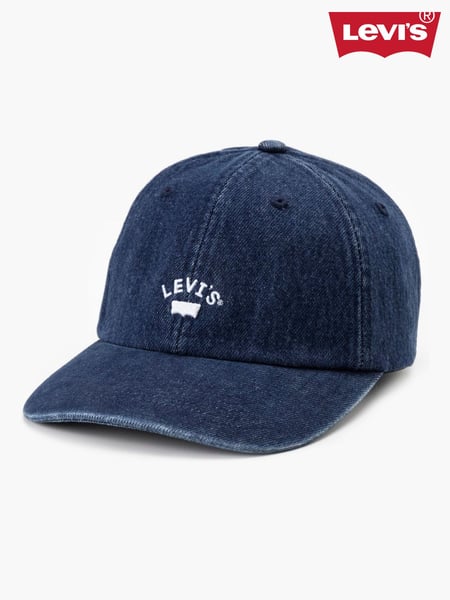 Dunkelblau - Levi's® Batwing Logo 100% Cotton Cap (653731) | 47 €