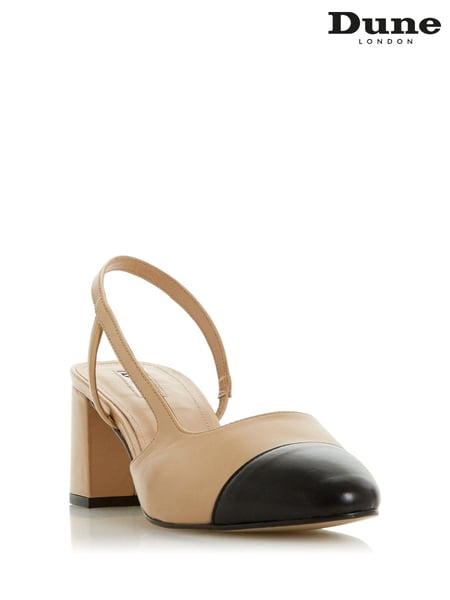 Dune London Neutral Crofts Slingback Pumps (659784) | € 140