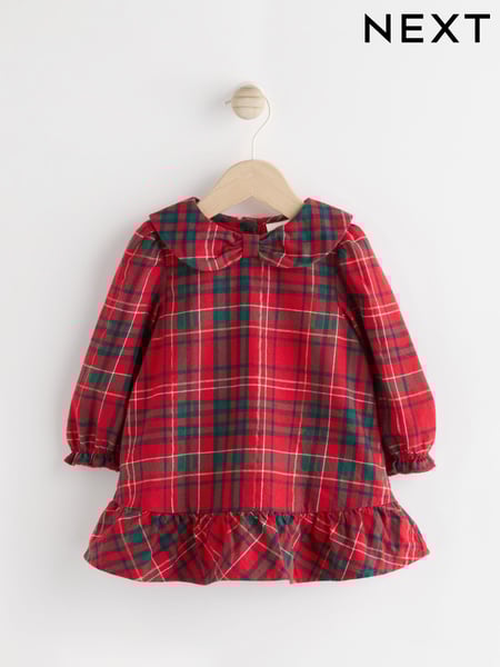 Red Check Baby Woven Dress (0mths-2yrs) (661364) | € 11 - € 14
