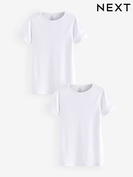 White Kind to Skin T-Shirts 2 Pack (9mths-12yrs) (662312) | € 17 - € 24
