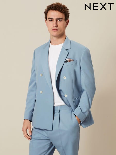 Light Blue Motionflex Stretch Suit Jacket (671351) | € 23