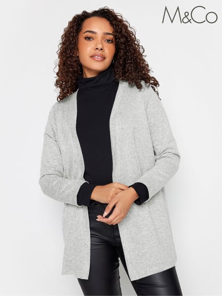 M&Co Grey Plain Cardigan (671778) | € 18