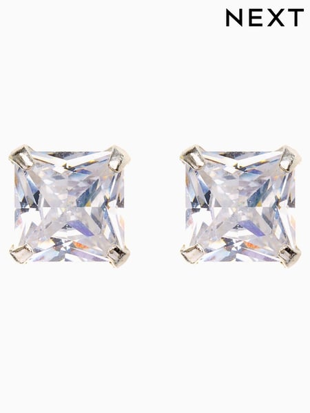 Sterling Silver Cubic Zirconia Stud Earrings (675529) | € 9
