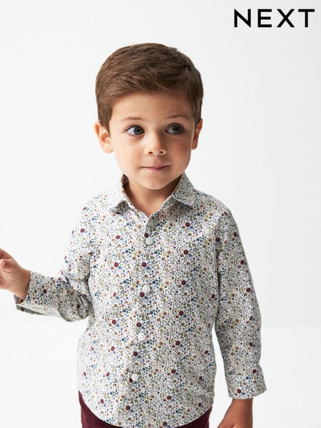 Pink Smart Floral Print Shirt (3mths-7yrs) (677224) | € 4