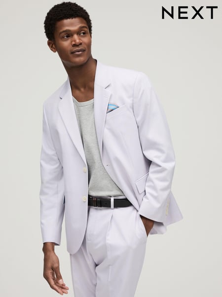 Lilac Purple Relaxed Fit Motionflex Stretch Suit Jacket (678347) | € 50