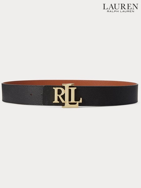 Lauren Ralph Lauren Reversible Monogram Logo Leather Belt (683082) | € 139