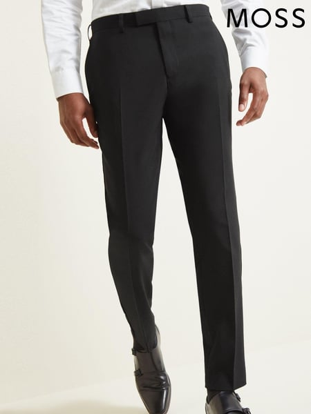 MOSS Black Tailored Fit Dress Trousers (687497) | € 203