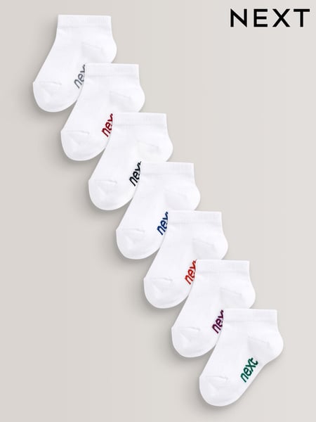 White Rich Trainers Socks 7 Pack (693519) | € 9 - € 11