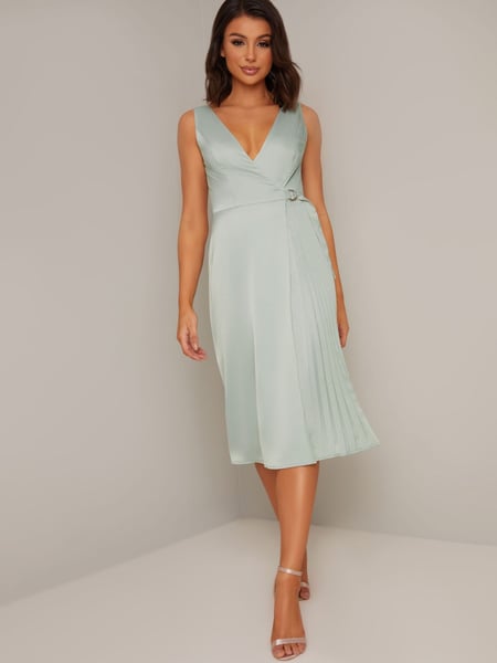 Chi Chi London Green Reina Dress (694974) | € 42