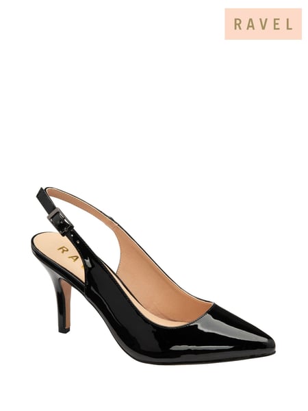 Ravel Black Slingback Stiletto Court Shoes (695621) | € 101
