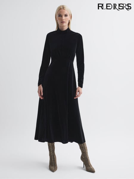 Florere Velvet Midi Dress (700947) | € 278