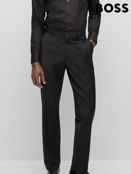 BOSS Black BOSS Leon Wool Blend Regular Fit Suit Trousers (742285) | € 93