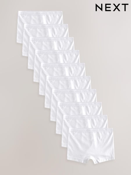 White Short Briefs 10 Pack (2-16yrs) (750974) | € 19 - € 31