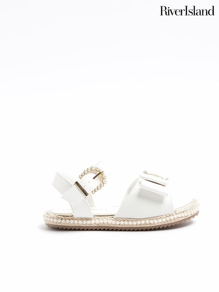 River Island White Girls 3D Bow Espadrille (777499) | € 33