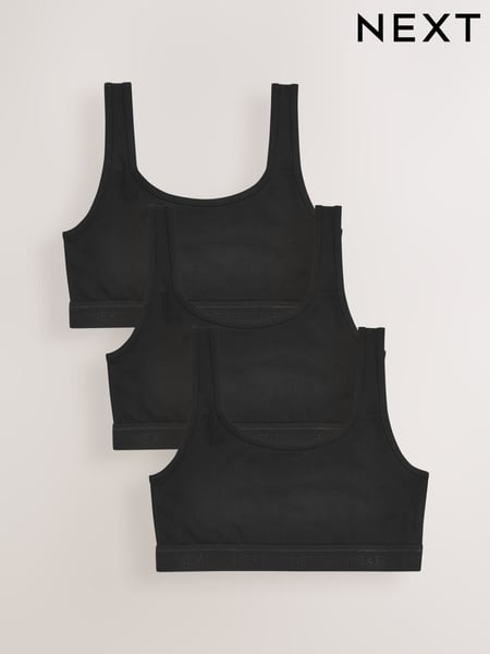 Black Crop Tops 3 Pack (5-16yrs) (779259) | € 7 - € 11