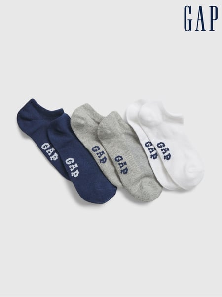 Gap Navy Blue Kids 3 Pack Trainer Socks (783018) | € 12