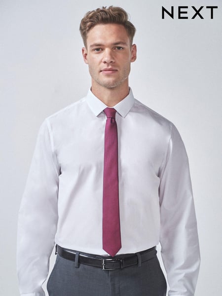 White Regular Fit 100% Cotton Single Cuff Shirt (790940) | € 10