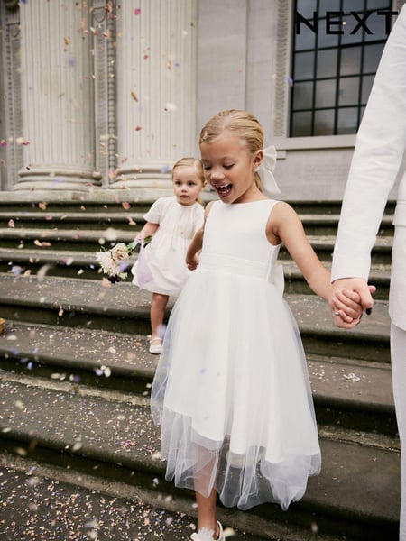 White Bridesmaid Dress (3mths-16yrs) (791323) | € 36 - € 46