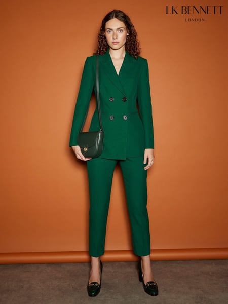 LK Bennett Green Mariner Jacket With Viscose (794247) | € 544
