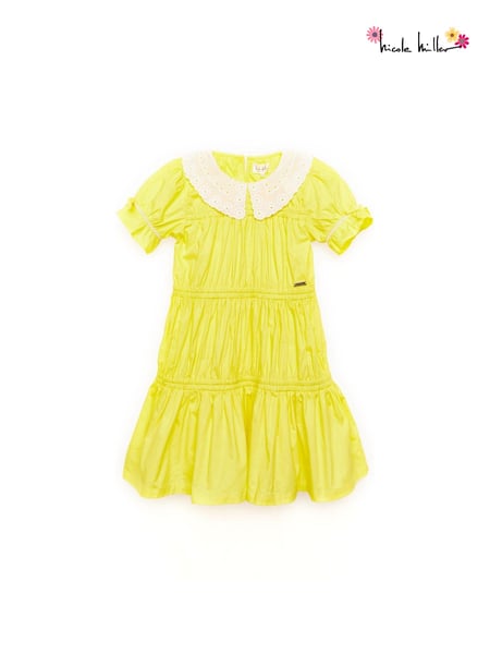 Nicole Miller Yellow 100% Cotton Dress (798294) | € 36 - € 38