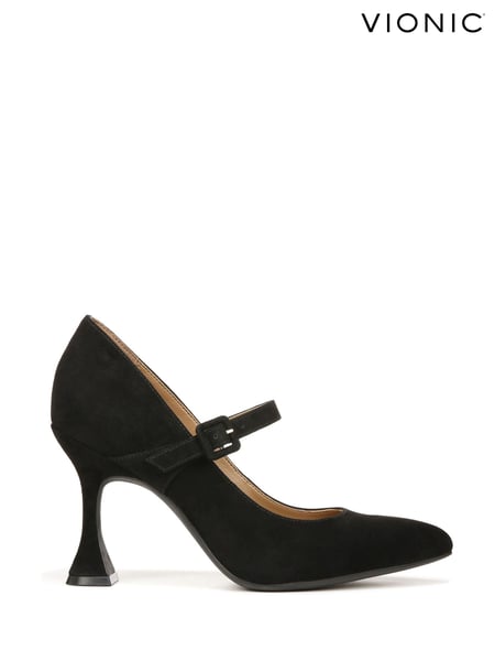 Vionic Collette Mary Janes Suede Black Shoes (815488) | € 117