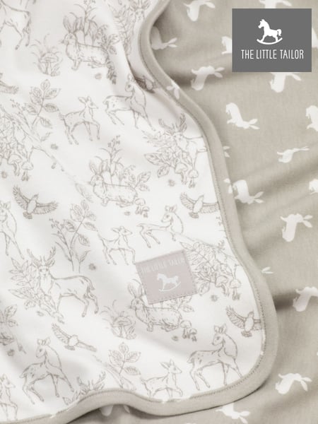 The Little Tailor Baby Soft Jersey 100% Cotton Bunny Print Blanket (816661) | 27 €