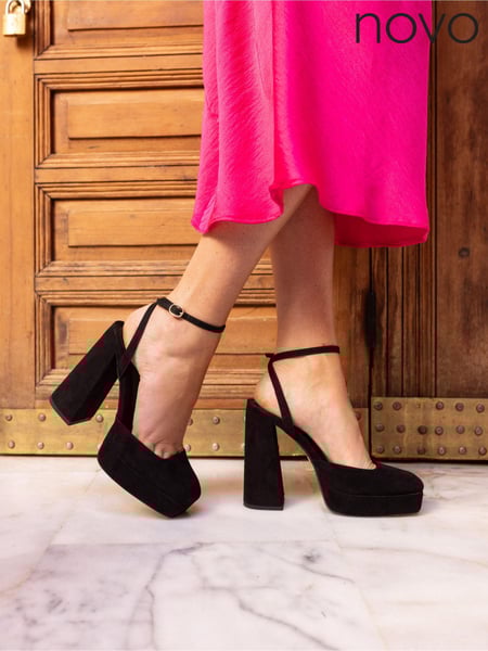 Novo Black Regular Fit ILIKA Close Toe Platform Courts (828730) | € 29