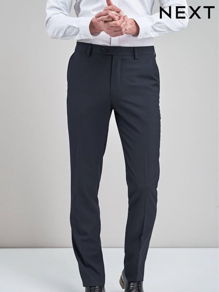 Navy Blue Regular Fit Suit Trousers (831934) | € 52