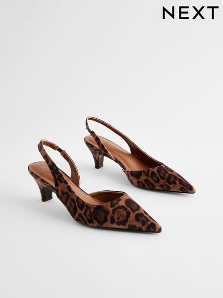 Animal Forever Comfort® Standard/Wide Fit Peg Kitten Slingback Heel Shoes (834961) | € 49