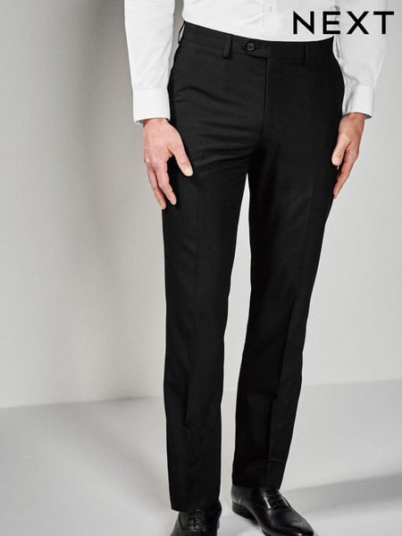 Black Regular Fit Suit Trousers (839735) | € 52