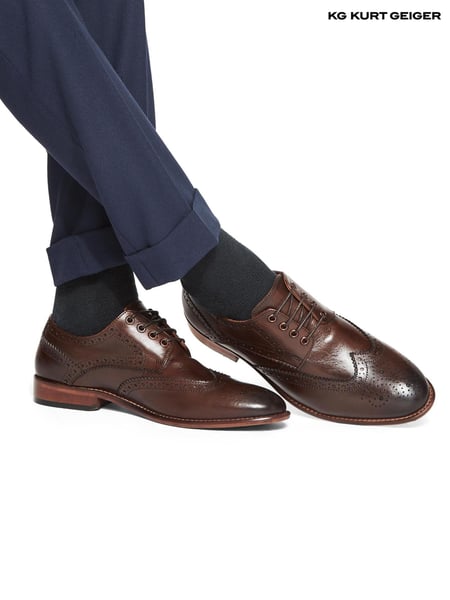 KG Kurt Geiger Brown Connor Brogue Shoes (847155) | € 123