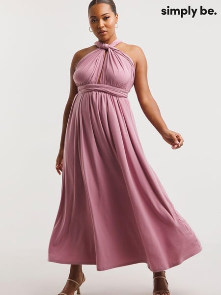 Simply Be Pink Multi Ways to Wear Bridesmaid Maxi Dress (849816) | € 47