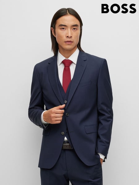 BOSS Blue BOSS Jasper Wool Blend Regular Fit Suit Jacket (853679) | € 420