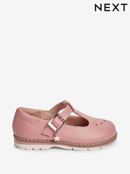 Pink Standard Fit (F) Star Charm T-Bar Shoes (854828) | € 10 - € 11