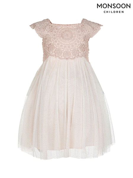 Monsoon Pink Baby Estella Sparkle Dress (855072) | € 67 - € 72