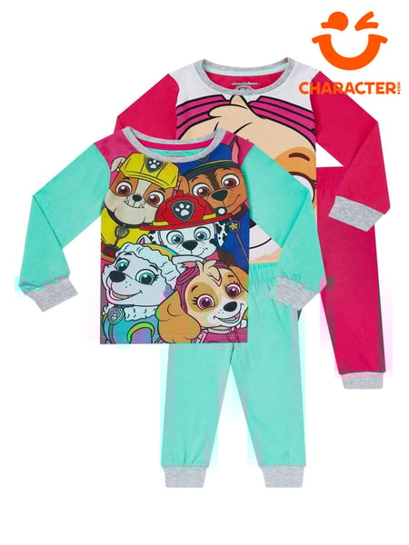 Character Pink Paw Patrol Skye And Everest 100% Cotton Pyjamas 2 Pack (855522) | € 19