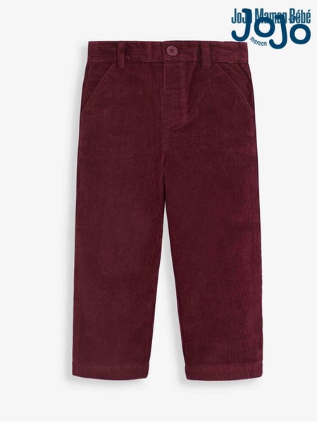 JoJo Maman Bébé Burgundy Cord Trousers (8563J2) | € 34