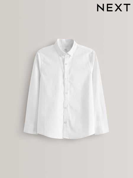 White Plain Single Oxford Shirt (3-16yrs) (861453) | € 16 - € 23
