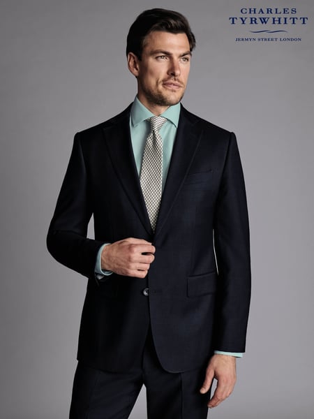 Charles Tyrwhitt Blue Slim Fit Stretch Twill Suit (870333) | € 312
