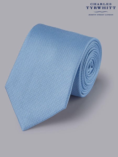 Charles Tyrwhitt Blue Silk Stain Resist Tie (871773) | € 55