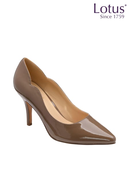 Lotus Natural Stiletto Heel Patent Court Shoes (873340) | € 50