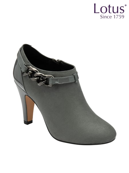 Lotus Grey Heeled Shoe Boots (873884) | € 50